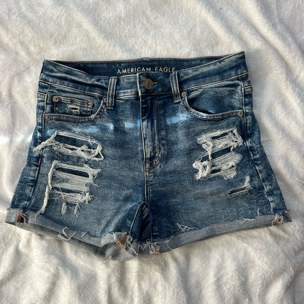 american eagle jean shorts